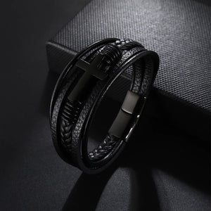 Stainless Steel Cross Bracelet - Limited Edition