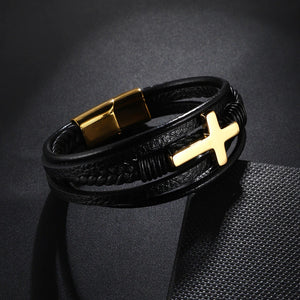 Stainless Steel Cross Bracelet - Limited Edition