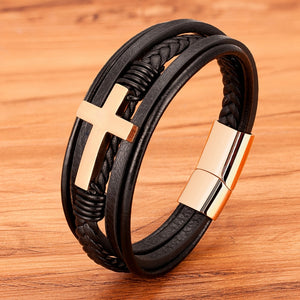 Stainless Steel Cross Bracelet - Limited Edition