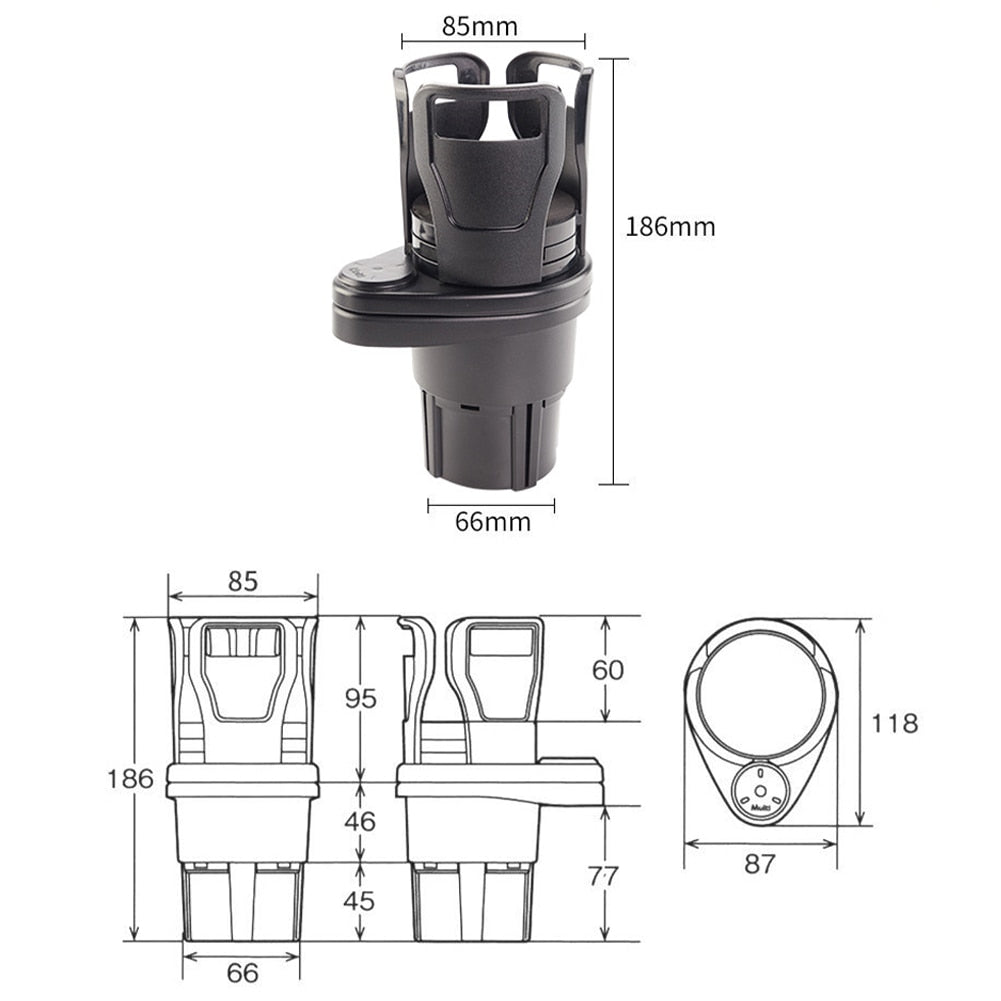 360 Dual Cup Mount