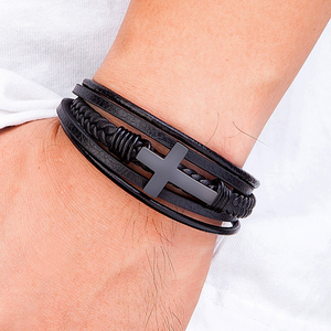 Stainless Steel Cross Bracelet - Limited Edition