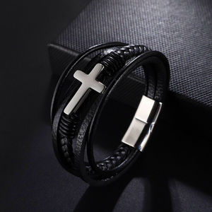Stainless Steel Cross Bracelet - Limited Edition