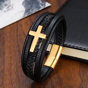 Stainless Steel Cross Bracelet - Limited Edition