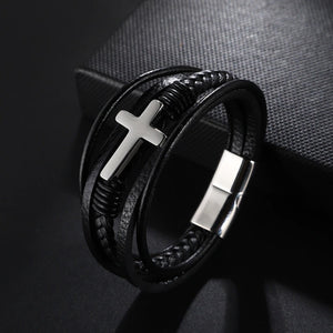 Stainless Steel Cross Bracelet - Limited Edition
