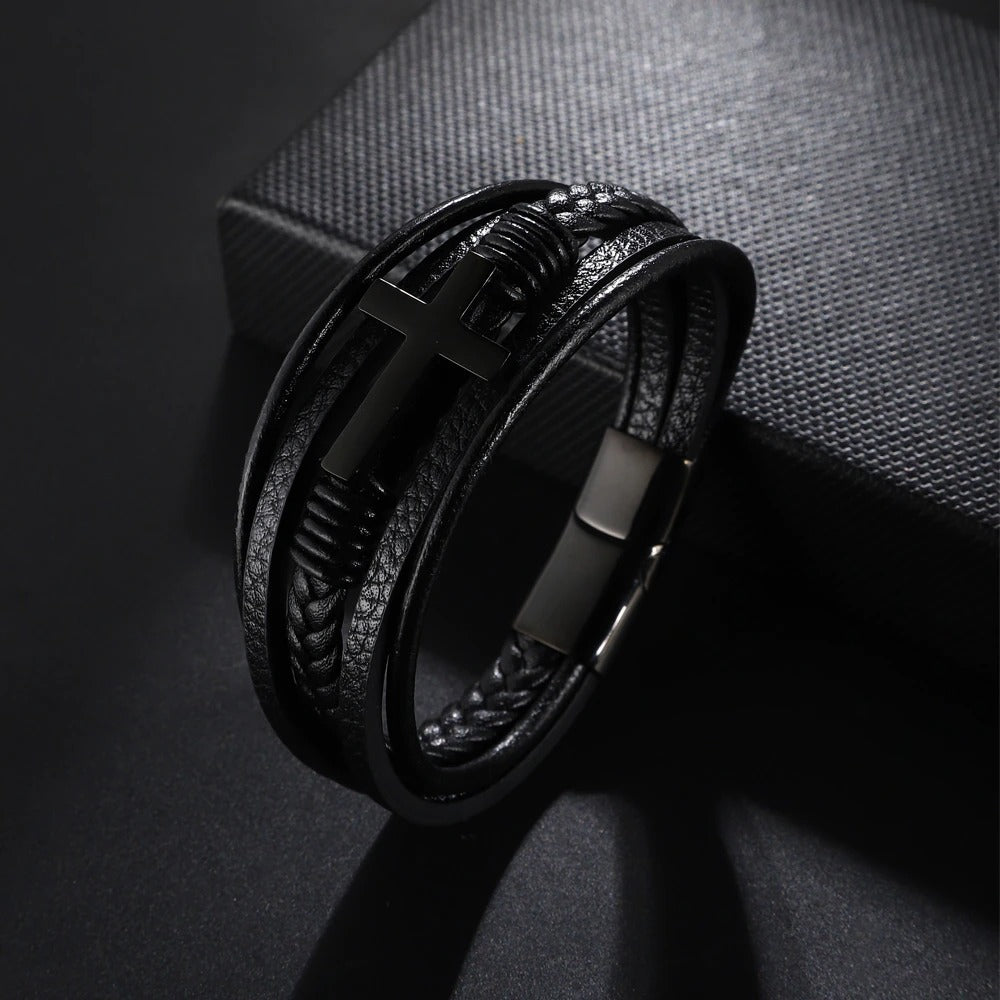 Stainless Steel Cross Bracelet - Limited Edition