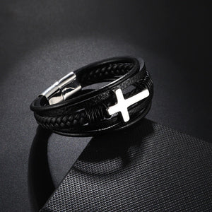 Stainless Steel Cross Bracelet - Limited Edition